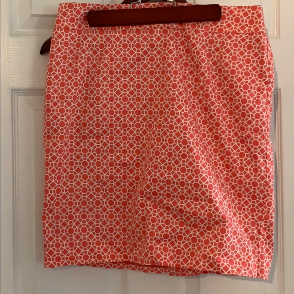 Knee length skirt